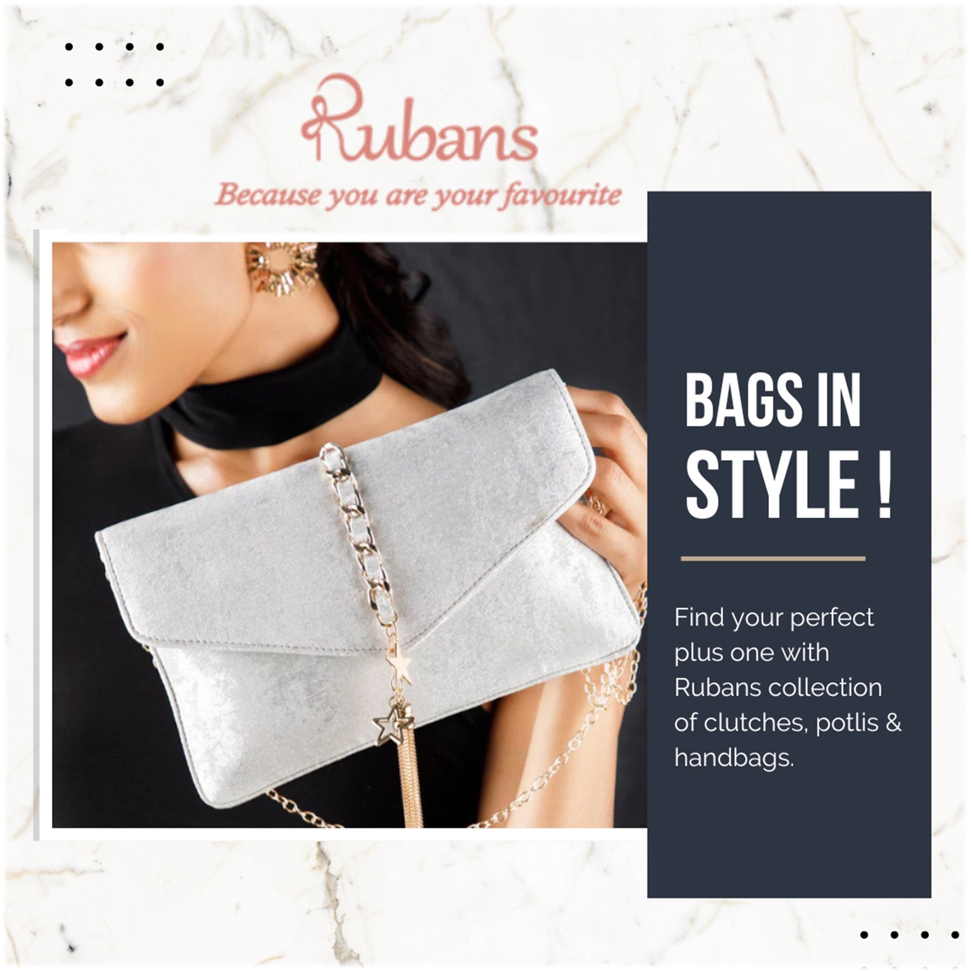 Pick your perfect collection of clutches, potlis & handbags