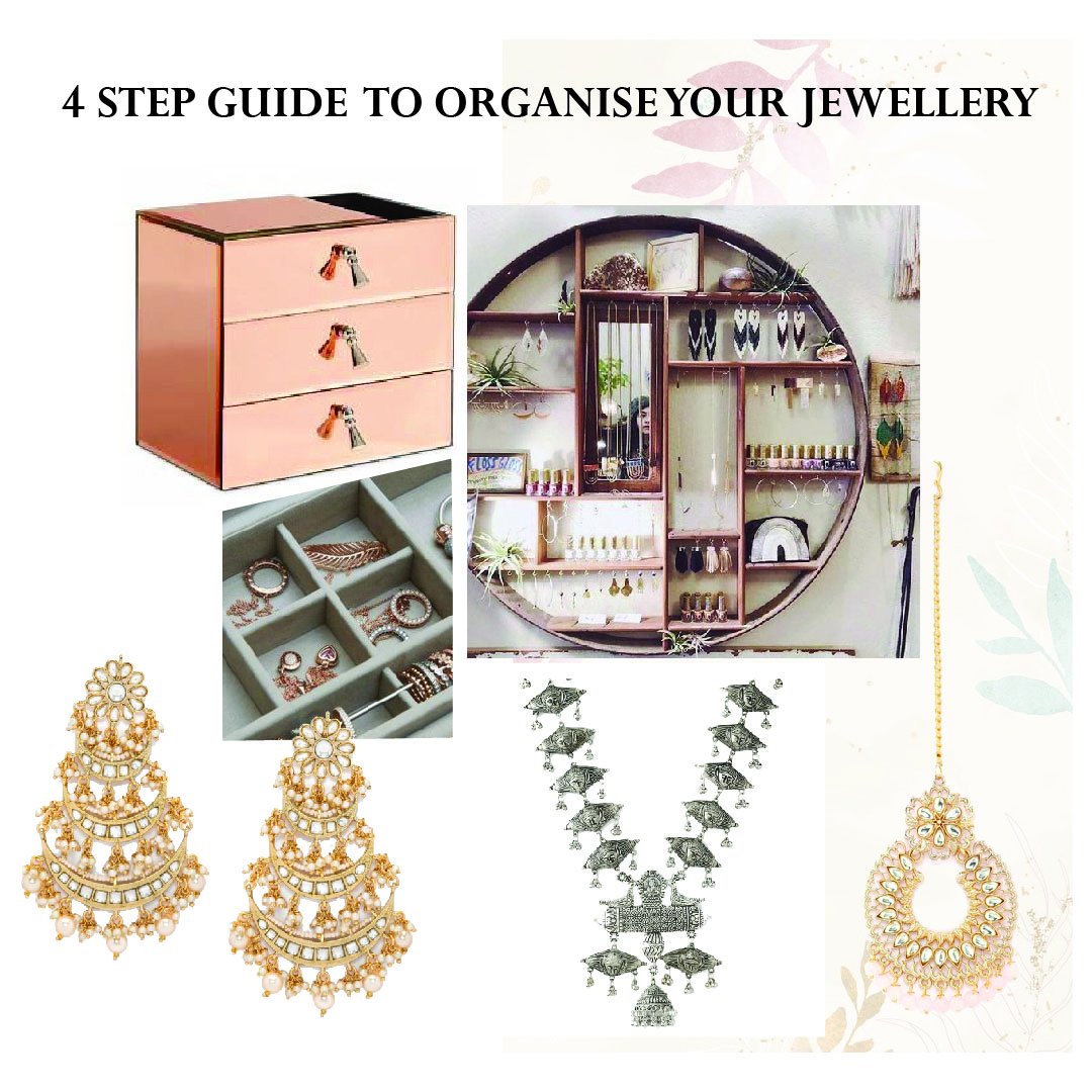 4 Step guide to organize your jewellery - Rubans