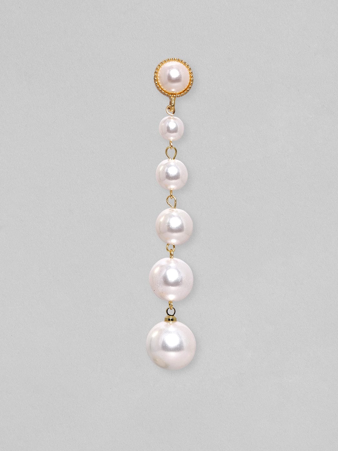 As Seen On Dhanashree Verma Rubans Voguish String Of Pearl Dangle Earrings. Earrings