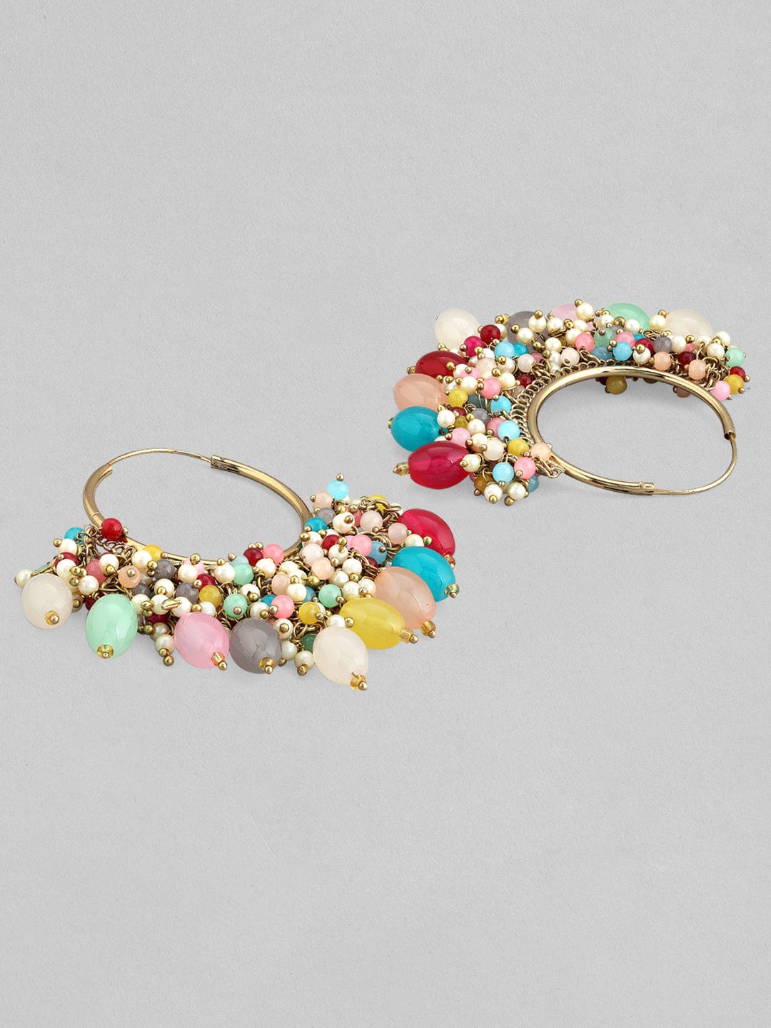 Rubans 22k Gold-Plated Handcrafted Assorted Chandbali Earrings Earrings