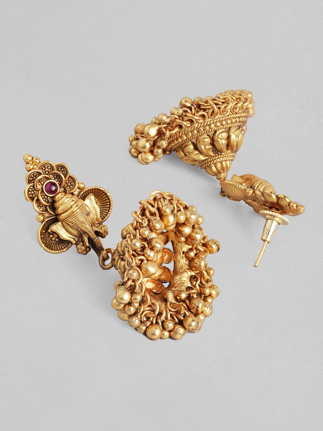 Pebbles hoop medium earrings - Giulia Barela Jewelry