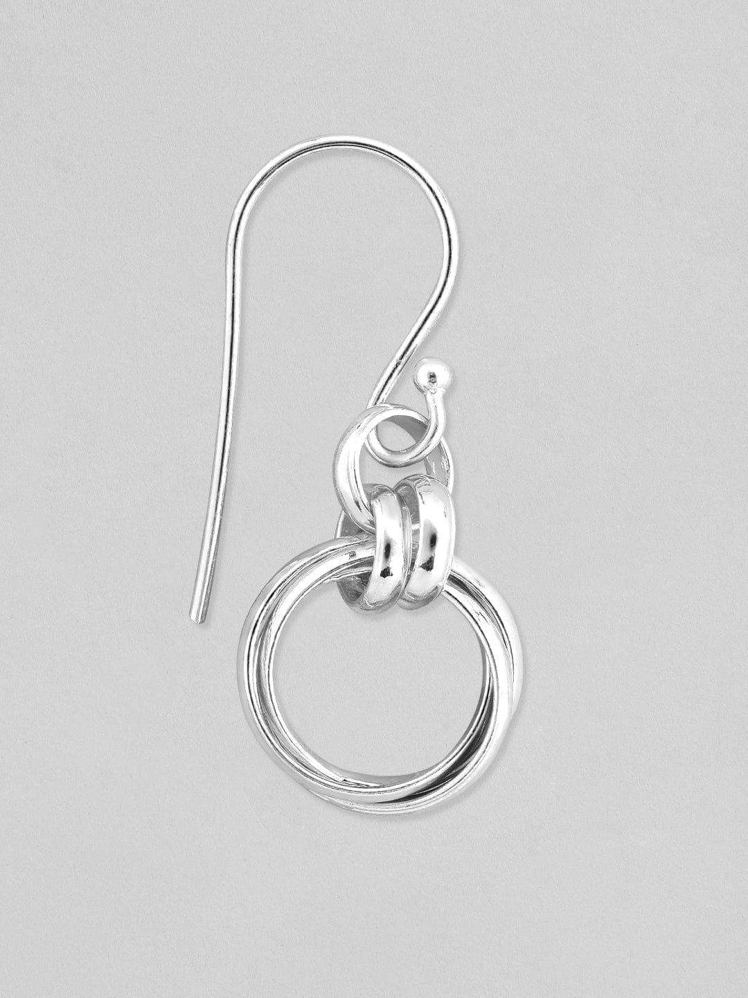 Rubans 925 Silver Embrace The Entangled Drop Earrings. Earrings