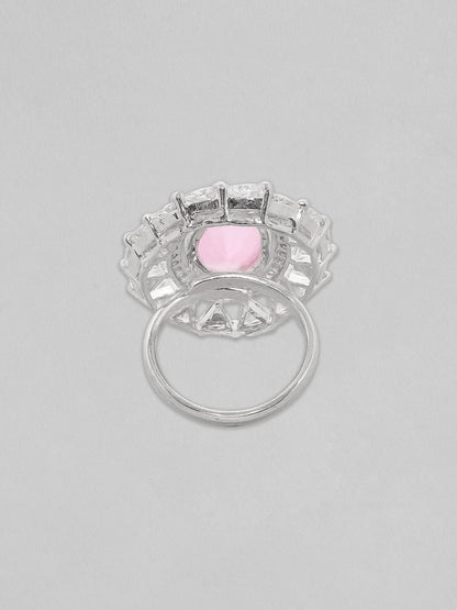 Rubans AD Pink Stone Cocktail Ring Rings