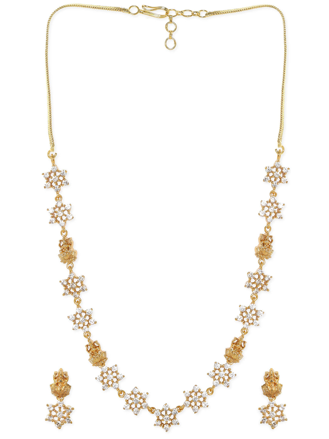 Rubans Gold-Plated AD Stone Jewellery Set Jewellery Sets
