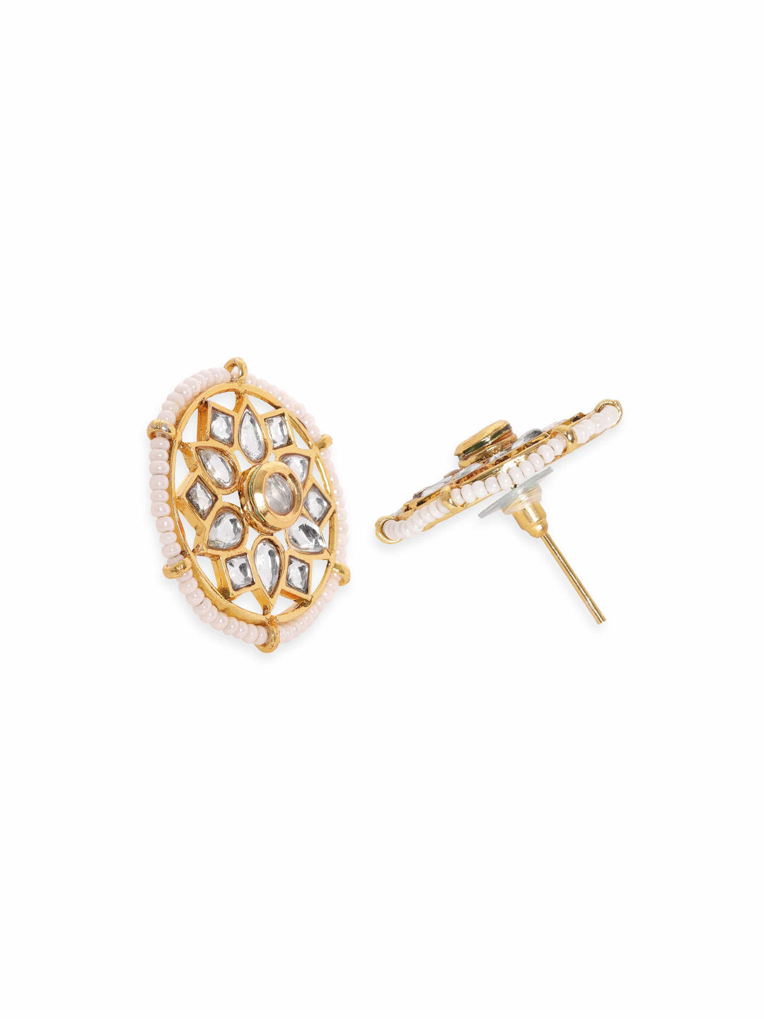 Rubans Royal Splendor 22K Gold Plated Kundan and Pearl beaded Choker jewelry Set Jewellery Sets
