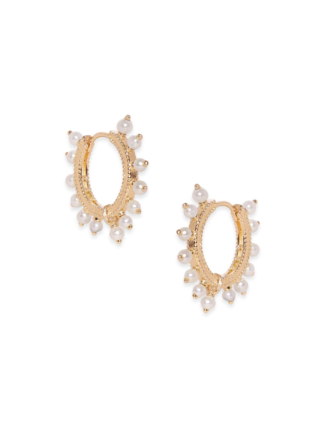 Rubans Silver Blushing Elegance 925 Silver Rose Gold Stud Earrings Earrings