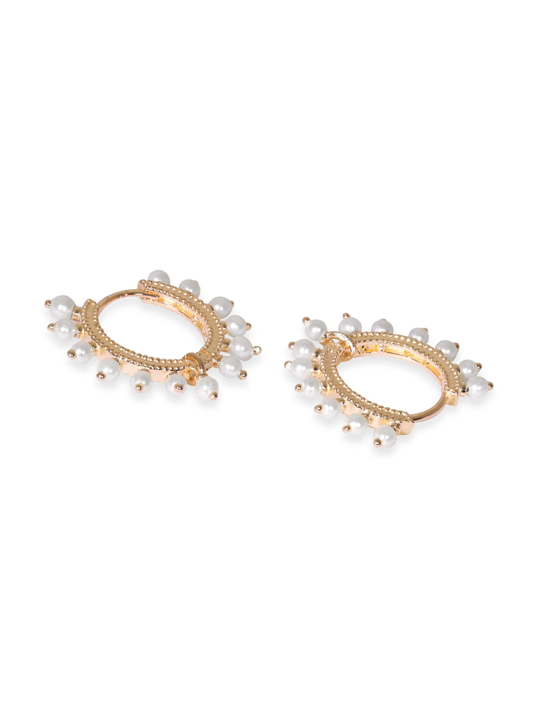 Rubans Silver Blushing Elegance 925 Silver Rose Gold Stud Earrings Earrings