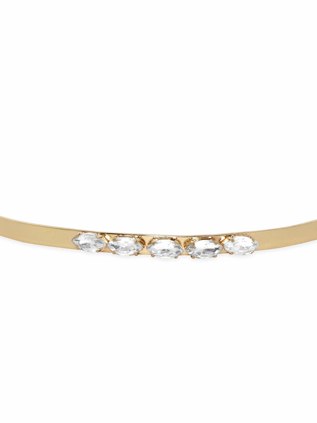 Rubans Voguish 18K Gold plated Crystal zirconia Choker necklace Necklace