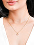 Rubans Voguish 18K Gold Plated Stainless Steel Waterproof With Multicoloured Zircons Pendant & Chain. Chain & Necklaces