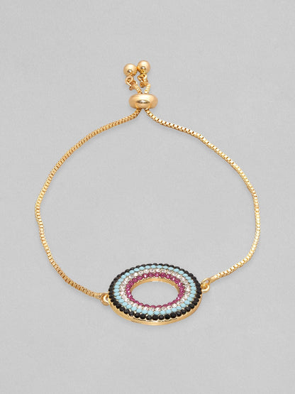 Rubans Voguish Circle Of Life Multicolor Adjustable Bracelet Bangles &amp; Bracelets