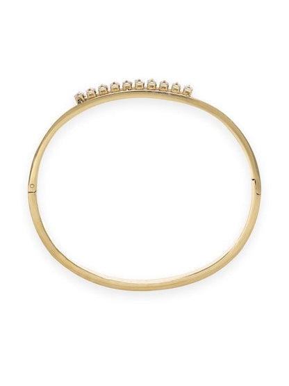 Rubans Voguish Gold-Plated Stainless Steel Bangle-Style Bracelet Bangles &amp; Bracelets