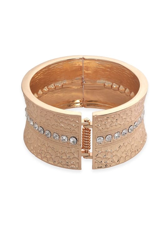 Rubans Voguish Set Of 2 Brass Kada Bracelet Bangles &amp; Bracelets