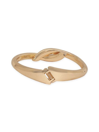 Rubans Voguish Set Of 2 Gold-Toned &amp; Gunmetal-Toned Bangle-Style Bracelet Bangles &amp; Bracelets