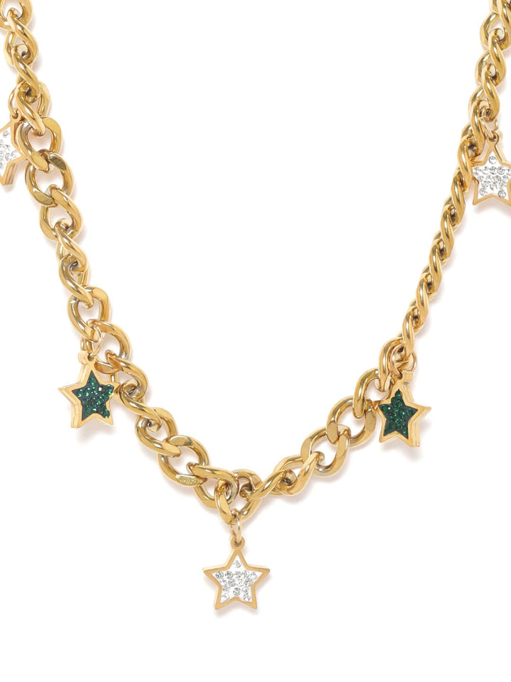 Rubans Voguish Starry Frontier Western Star Necklace Necklaces, Necklace Sets, Chains & Mangalsutra
