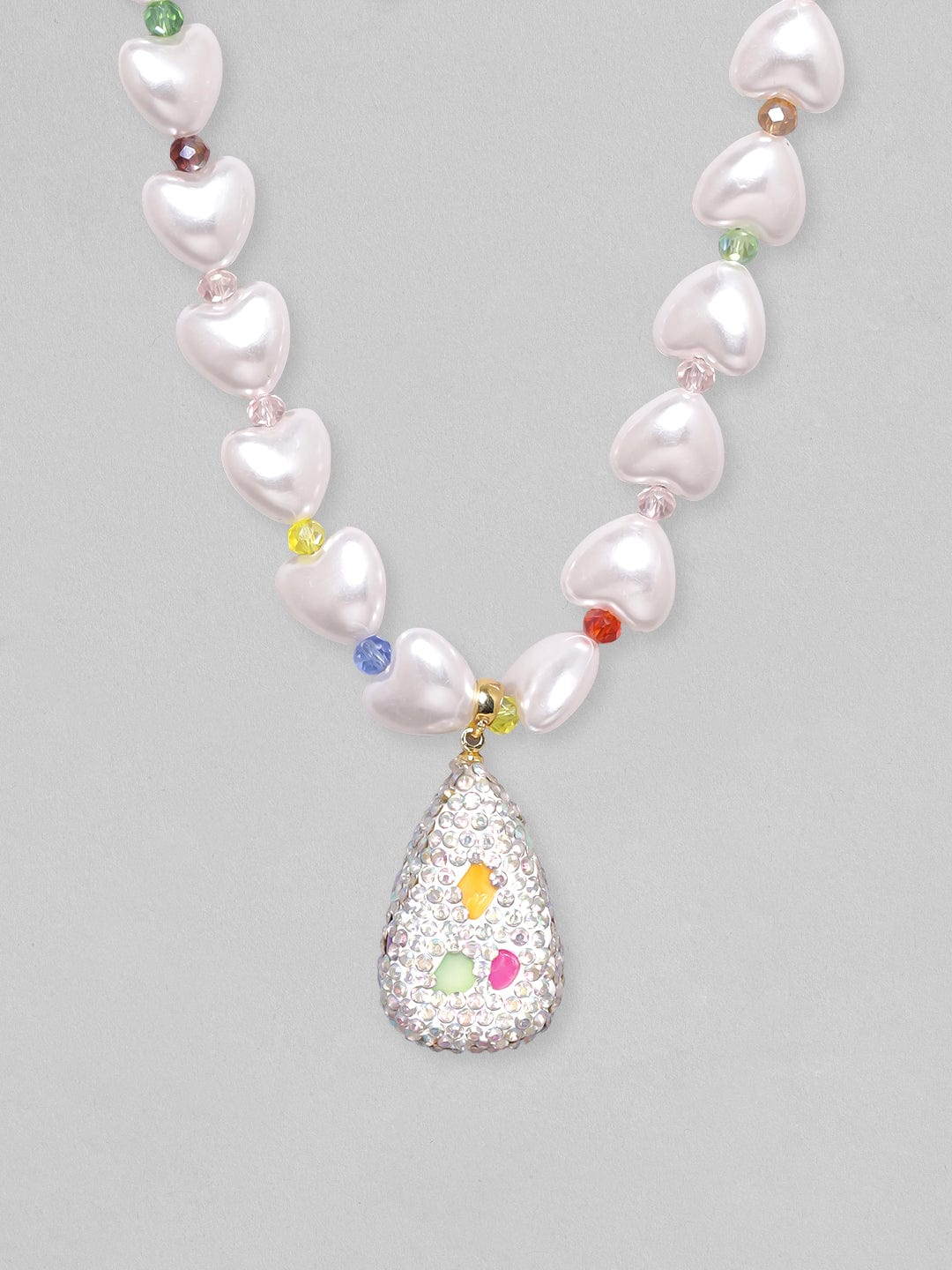 Rubans Voguish String Of Baroque Pearl Necklace Necklace