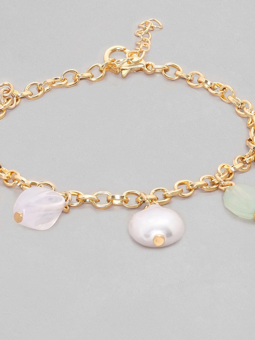 One Gram Gold Bracelet Hanging White Stone Online Fashion BRAC548 in 2023  Gold  bracelet Real gold jewelry Bracelet designs