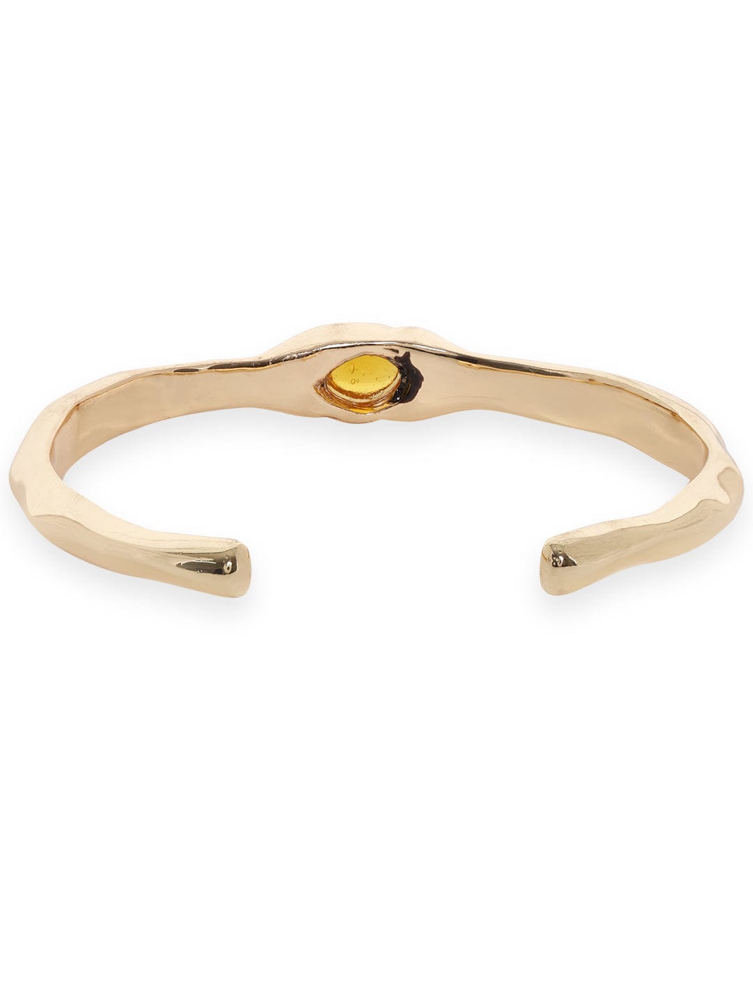 Rubans Voguish Women Gold-Toned  Yellow Brass Gold-Plated Cuff Bracelet Bangles &amp; Bracelets