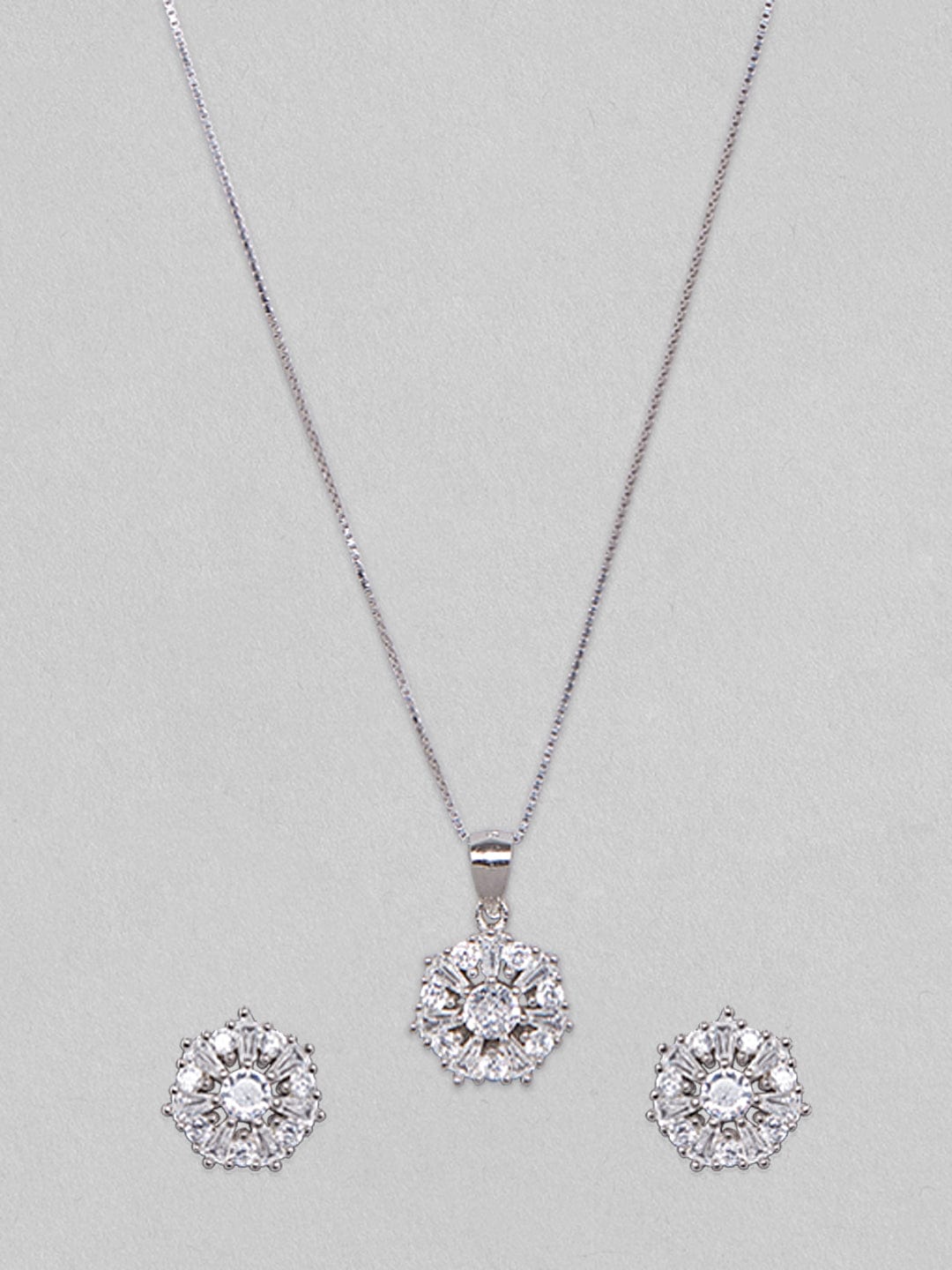 The Heptagon Of Zircons - Necklace Set Necklace Set