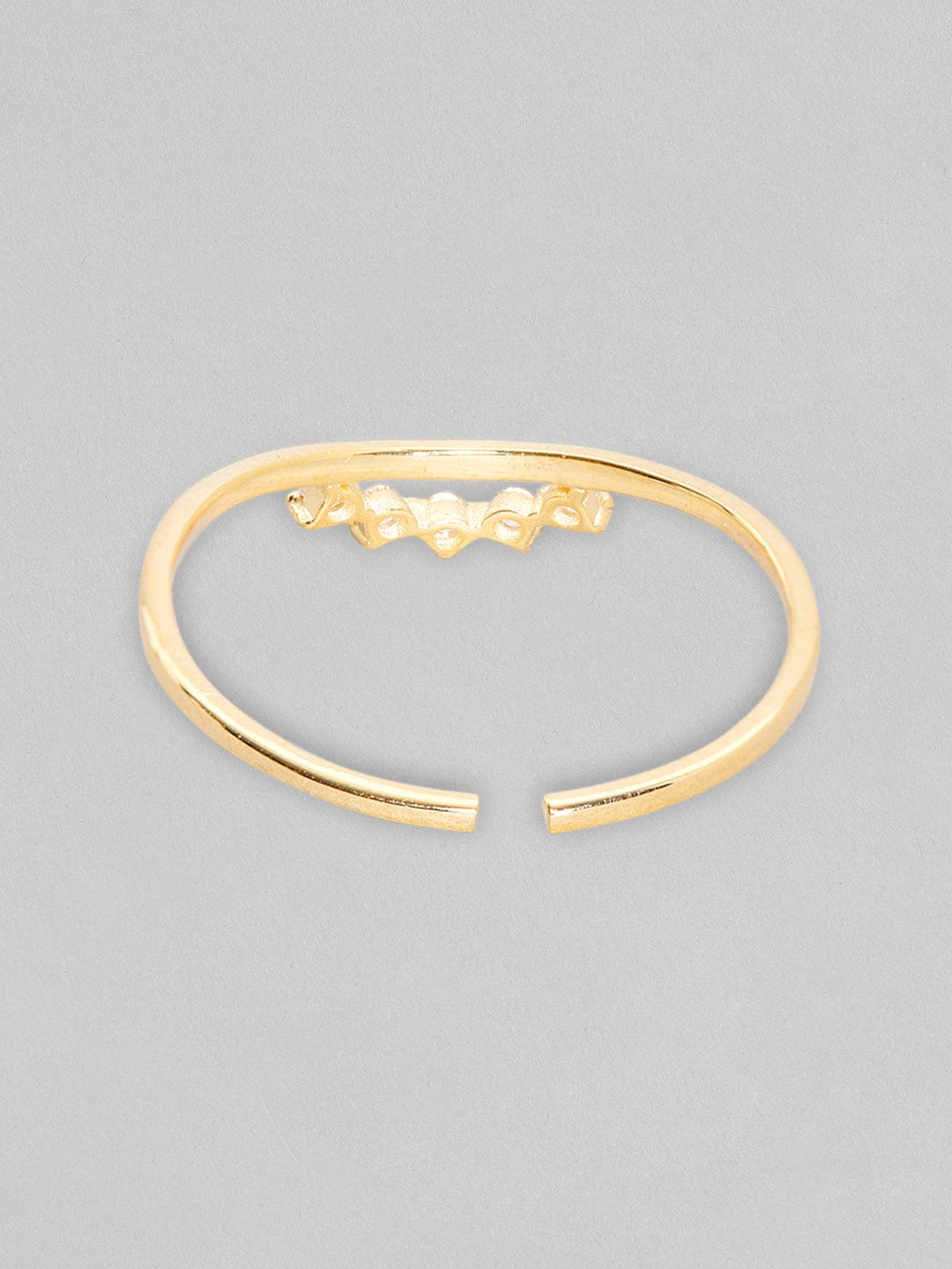 The Queen Of Zirconia Ring - Gold Plated Rings