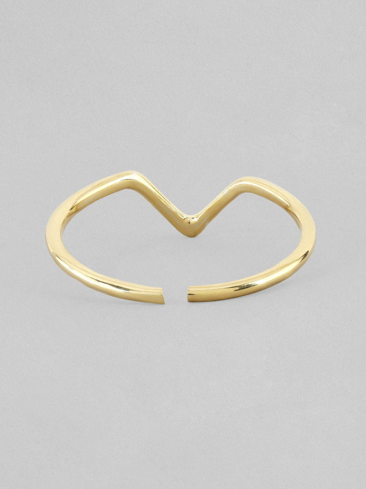 Rubans 925 Silver Its All About Minimalism Gold Plated Ring Rings