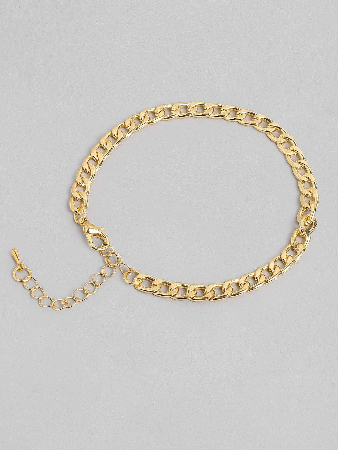Rubans Gold Plated Handcrafted Interlinked Set of 4 Bracelet Bangles & Bracelets