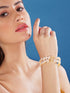 Rubans Set Of 2 Gold Plated AD Studded Bangles Bangles & Bracelets