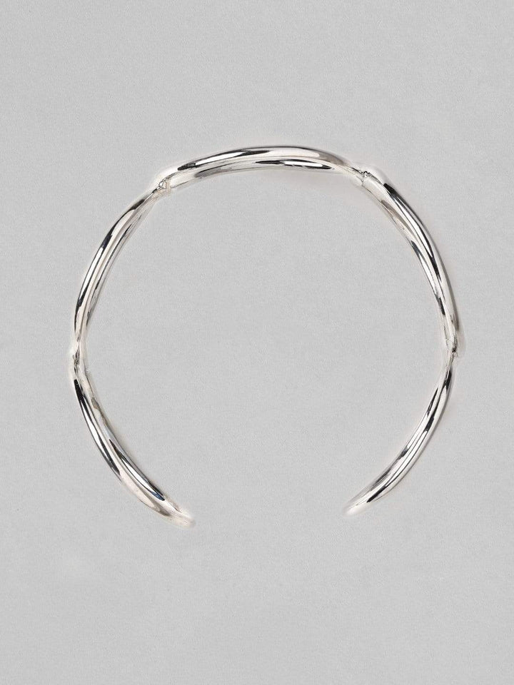 Rubans Silver Plated Openable Bracelet Bangles & Bracelets