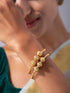 Rubans Traditional Handcrafted Gold Plated Set Of 2 Bangle Set Bangles & Bracelets
