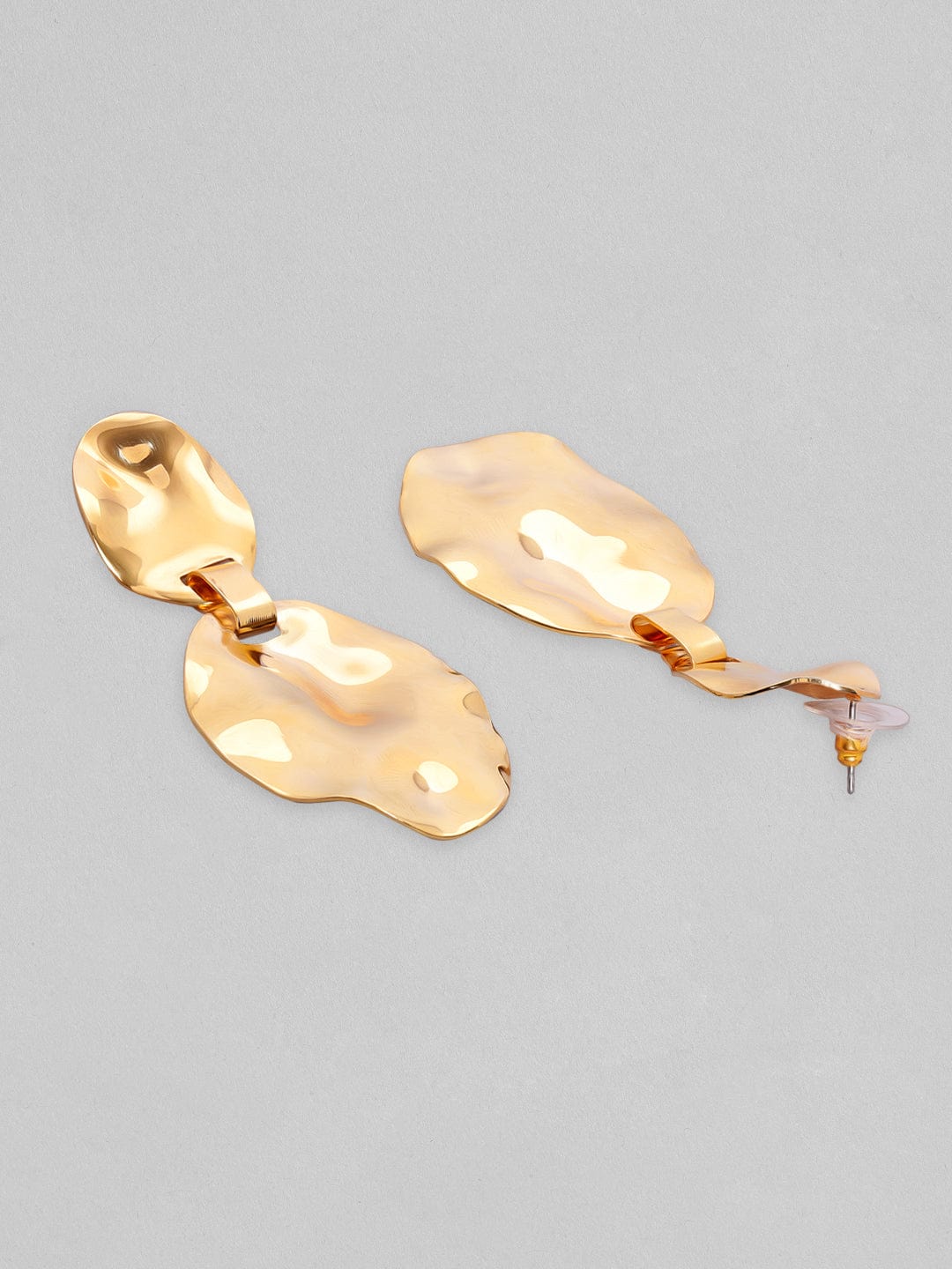 Rubans Voguish 18K Gold-Plated Geometric Drop Earrings Earrings