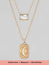 Rubans Voguish 18K Gold Plated Stainless Steel Waterproof Layer Chain With Zircon Studded Pendant. Chain & Necklaces