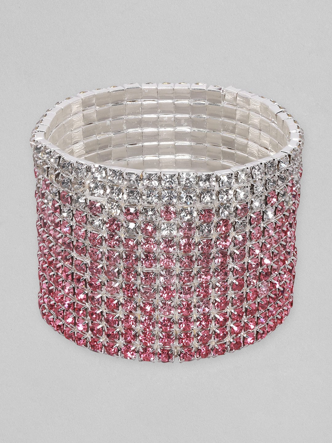 Rubans Voguish Pink Blush Zircon Bracelet. Bangles &amp; Bracelets