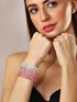 Rubans Voguish Pink Blush Zircon Bracelet. Bangles & Bracelets