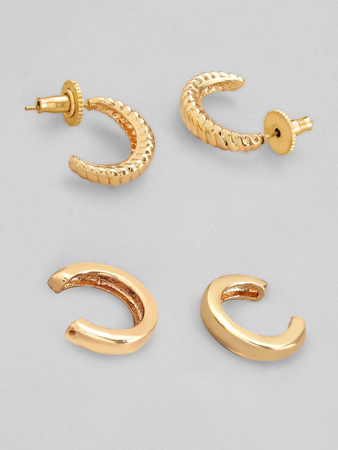 Wholesale Fashion Small Ear Cuff Earring For Women Chain Ear Clip Gold  Color No piercing Cartilage Earrings Set Jewelry From malibabacom