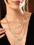 Rubans Voguish Women Blue Green Layered Necklace Chain & Necklaces
